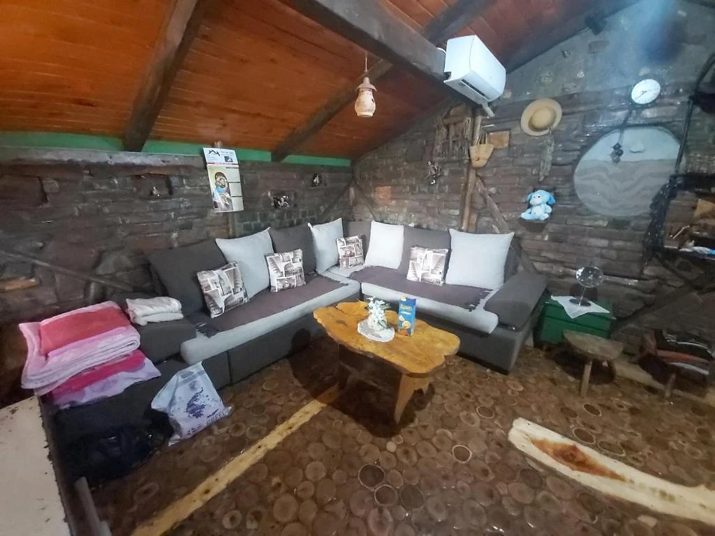 Dnevni boravak sa udobnom uglovnom garniturom